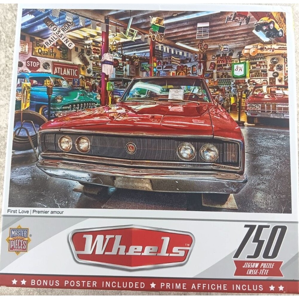 First Love 750 Piece Jigsaw Puzzle with Poster Wheels by Master Pieces